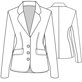 Fashion sewing patterns for Blazer 7046